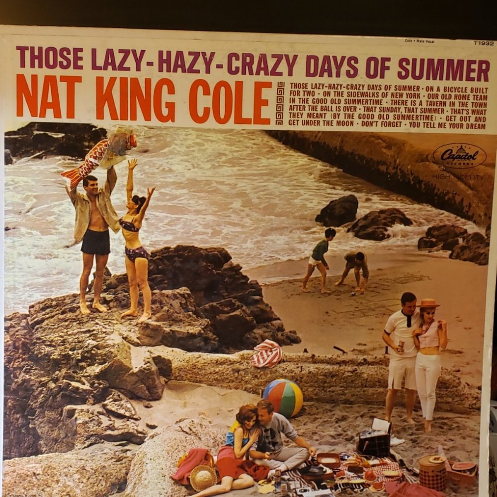 Nat King Cole "Those Lazy-Hazy-Crazy Days of Summer" Mono LP Capital Records